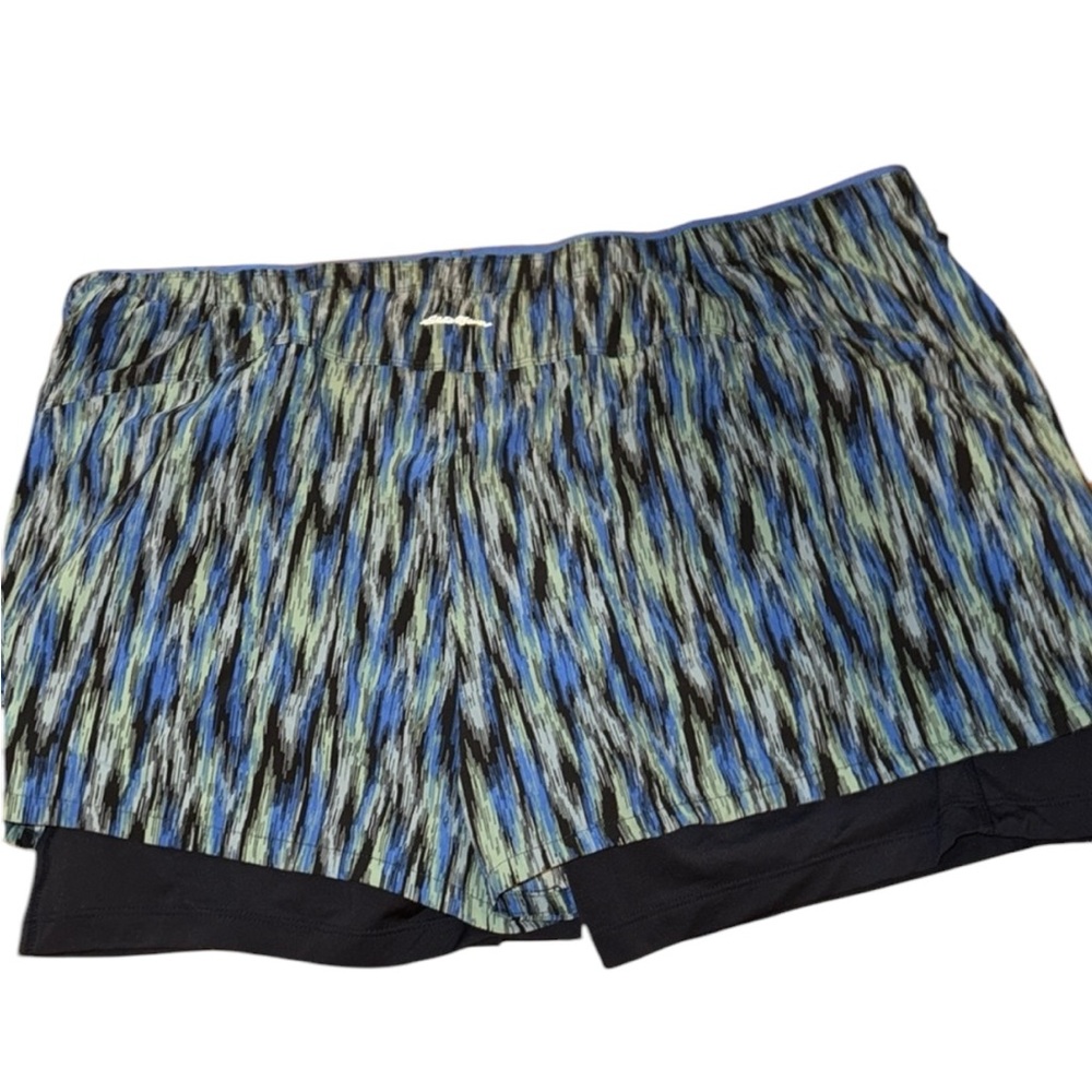 Eddie Bauer • Women’s Cove Trail Short (XL) • EUC Blue and Green - Picture 5 of 6